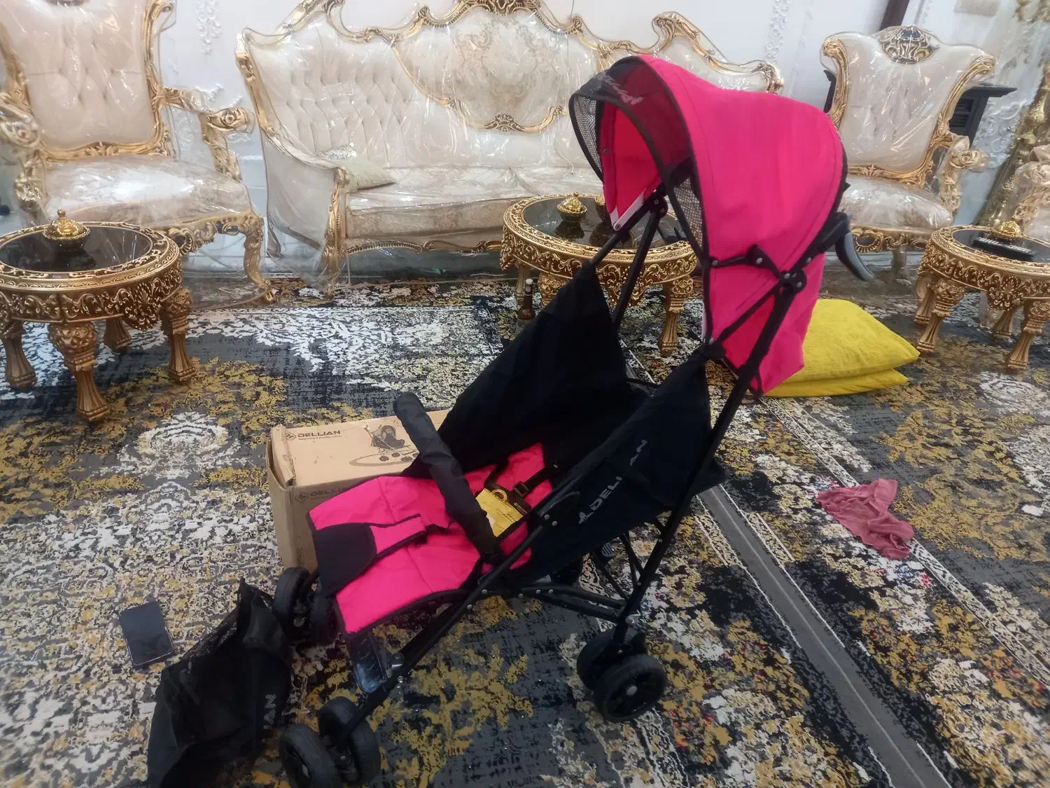 کالسکه نواکبندعصایی دلیجان بشرط مناسب سیسمونی|کالسکه و لوازم جانبی|مشهد, پورسینا|دیوار