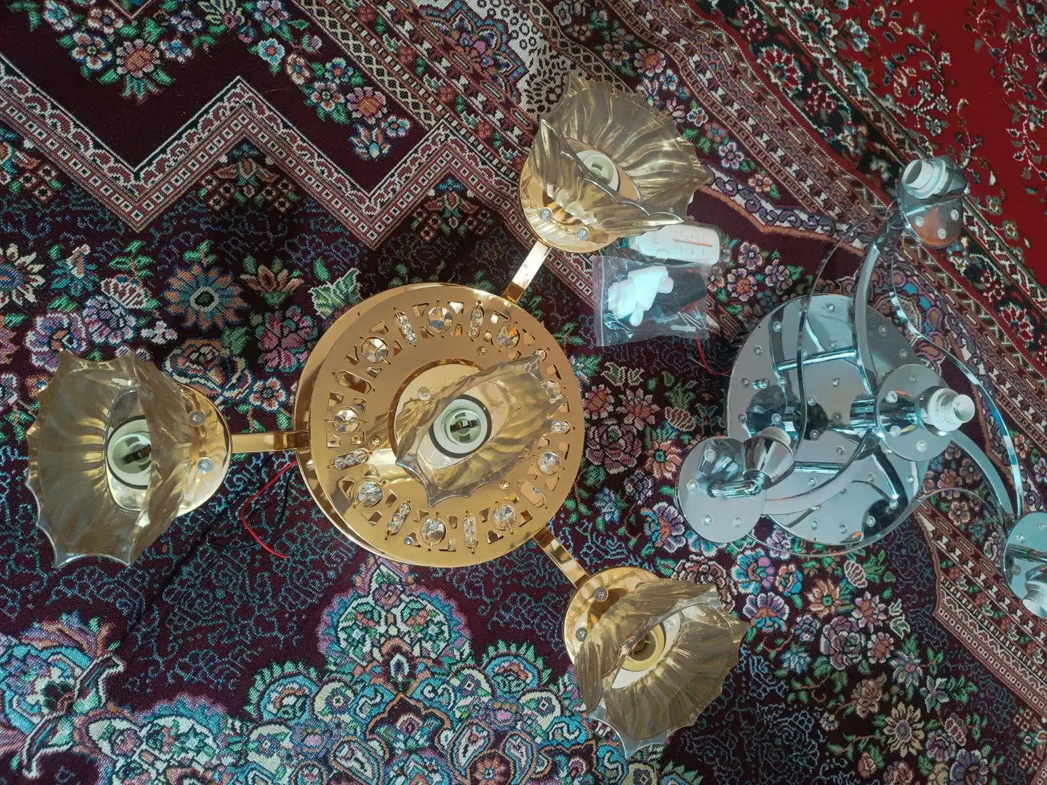 لوستر|لوستر و چراغ آویز|میناب, |دیوار
