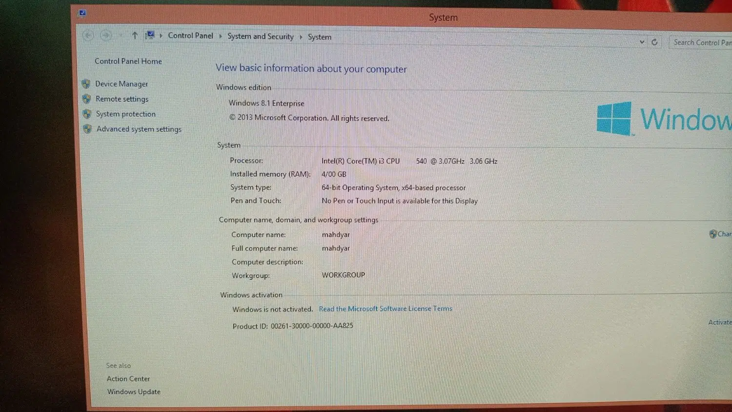 imac 2013 corei3|رایانه رومیزی|مبارکه, |دیوار