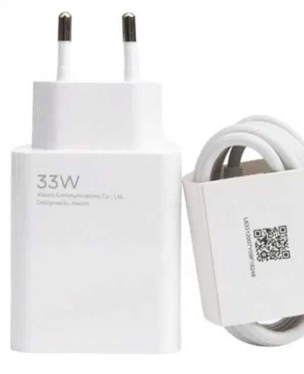 کلگی با کابل سرکارتنی اصلی ۳۳وات شیائومی اصل اصل|لوازم جانبی موبایل و تبلت|قم, نیروگاه|دیوار