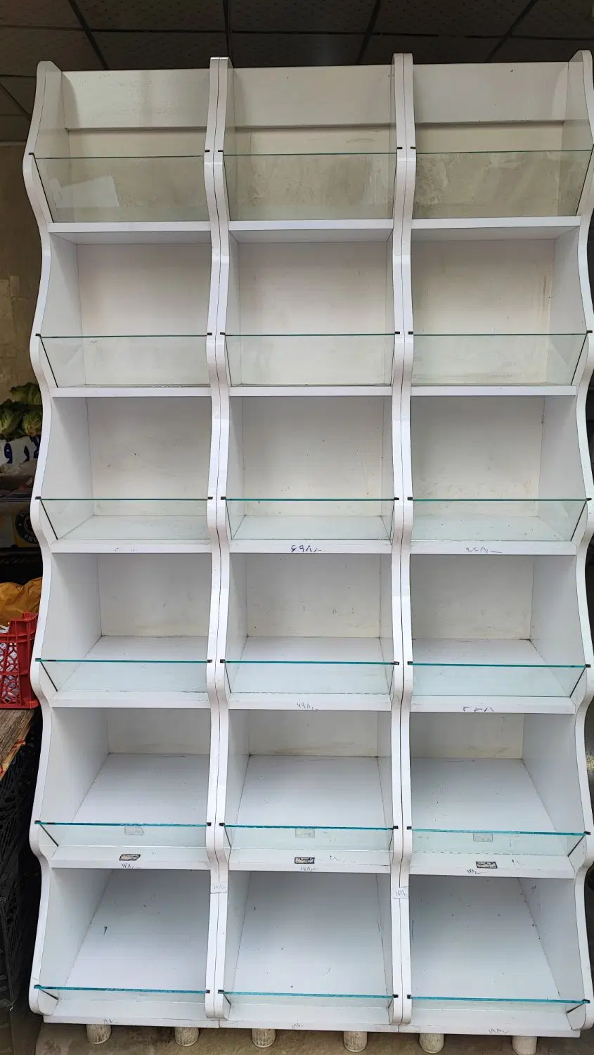 قفسه mdf|کتابخانه، شلف، قفسههای دیواری|باقرشهر, |دیوار