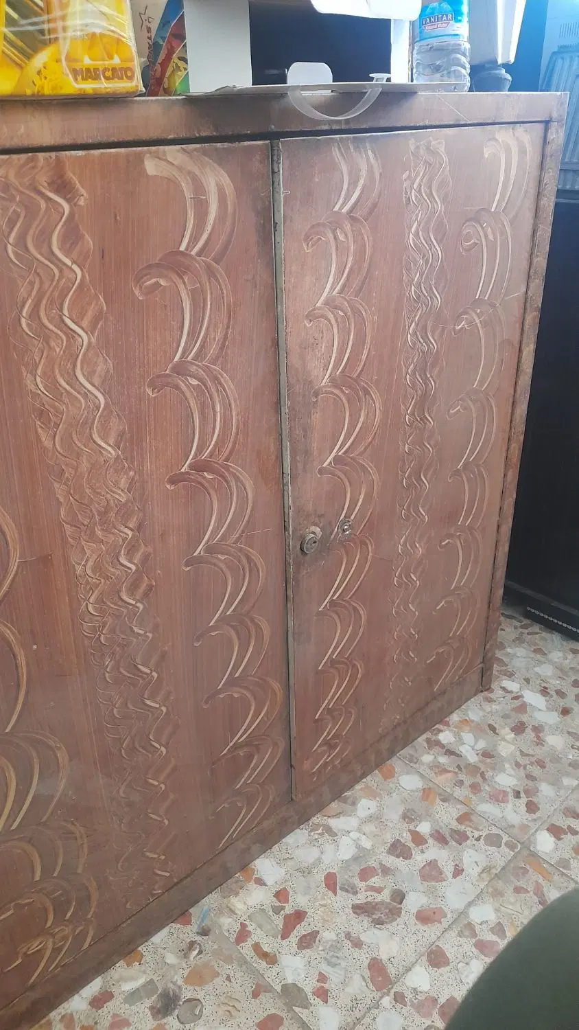 کمدظرفی|آبچکان و نظمدهنده ظروف|کرمان, |دیوار