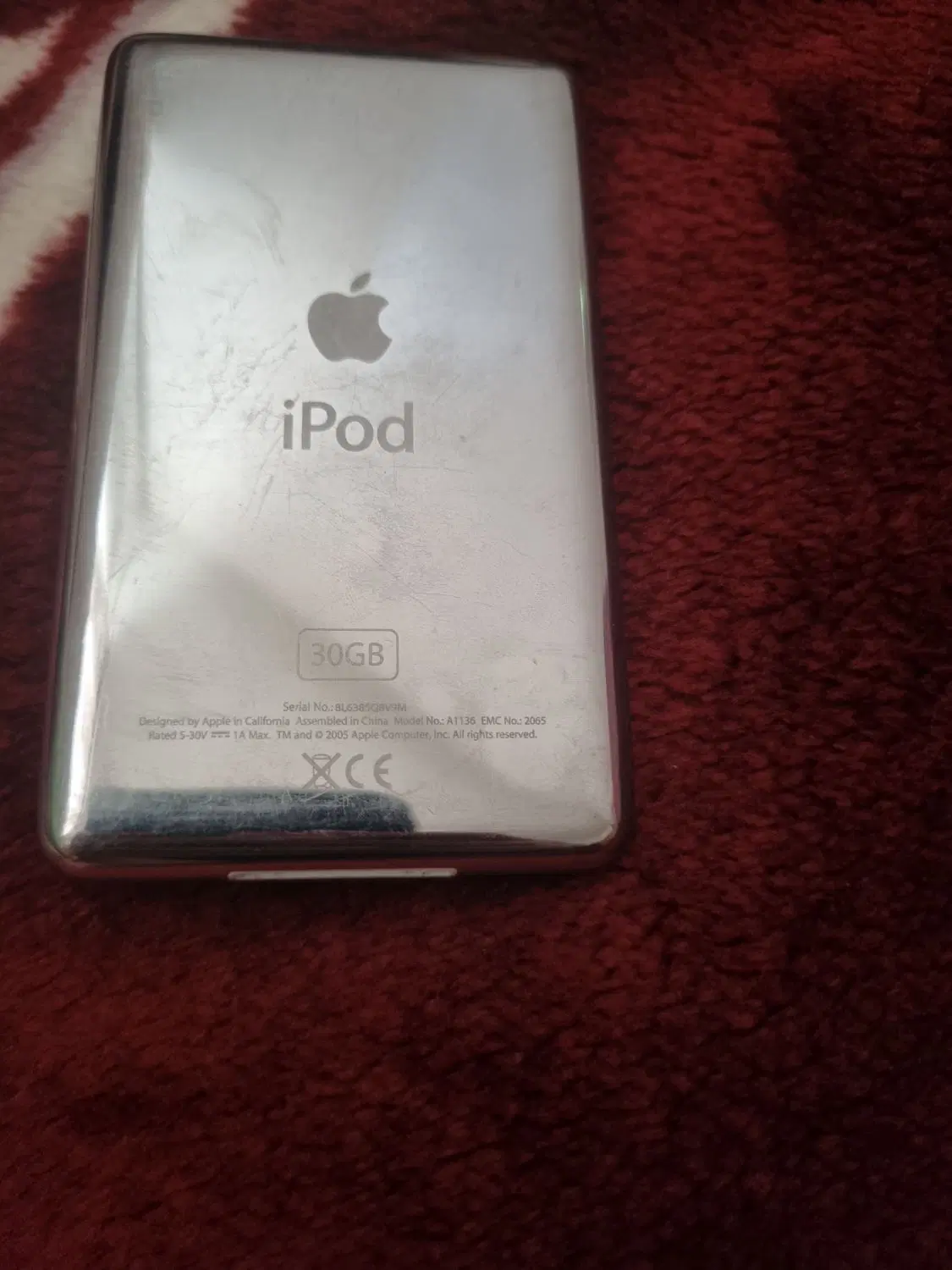 iPod30 گیگ|پخش‌کننده همراه|دماوند, گیلاوند|دیوار