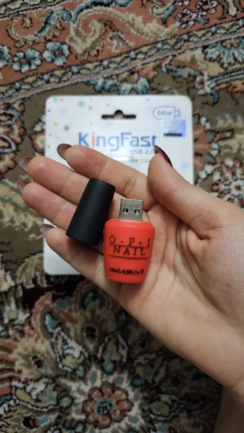 فلش ۶۴ گیگابایت فانتزی طرح لاک کینگ فست KING FAST|لوازم جانبی موبایل و تبلت|قم, در بهشت|دیوار