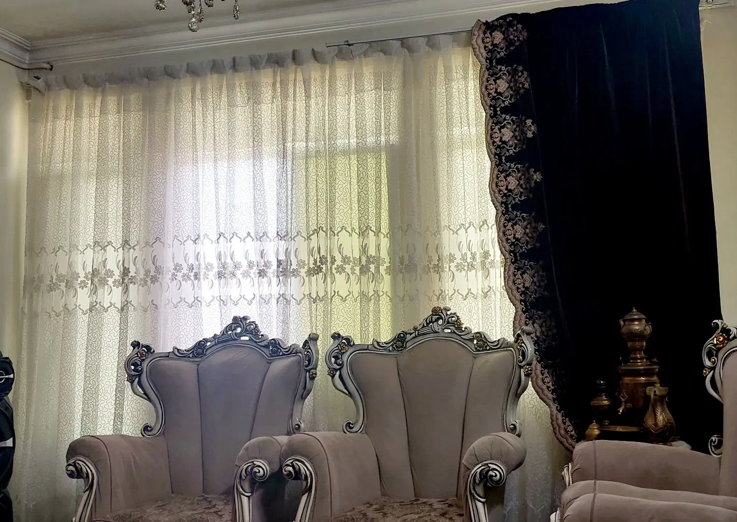 پرده|پرده، رانر، رومیزی|کرج, حسن آباد|دیوار