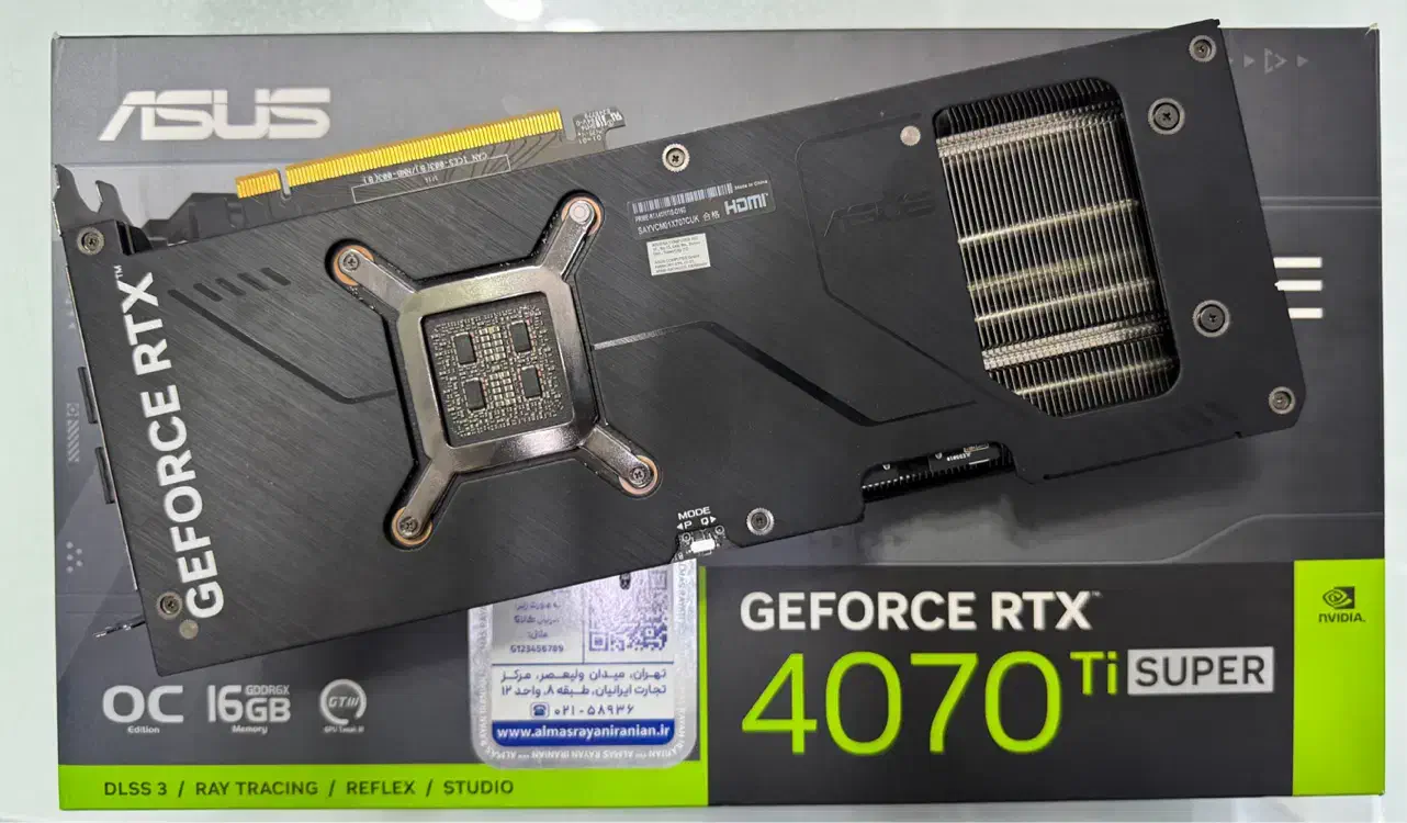ASUS PRIME RTX 4070 Ti SUPER 16GB|قطعات و لوازم جانبی رایانه|مشهد, ارشاد|دیوار