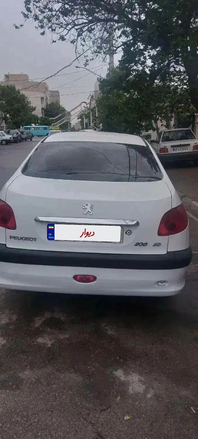 پژو ۲۰۶Sd V8|خودرو سواری و وانت|قزوین, |دیوار