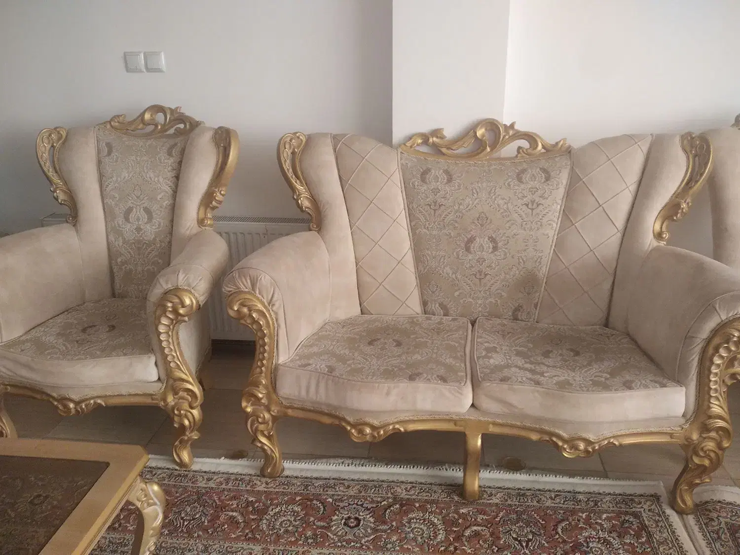 مبل|مبلمان خانگی و میز عسلی|مبارکه, |دیوار