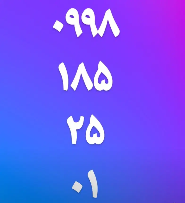 0998/185/25/01|سیم‌کارت|تهران, امانیه|دیوار