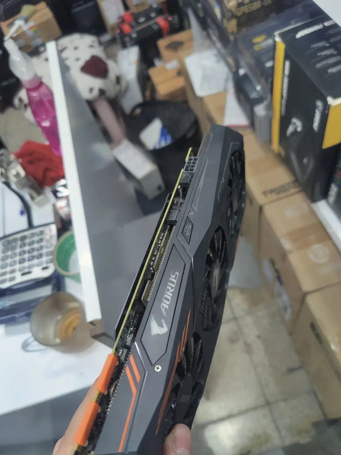 AORUS GIGABYTE ... GTX 1070 TI|قطعات و لوازم جانبی رایانه|قم, زنبیل آباد|دیوار
