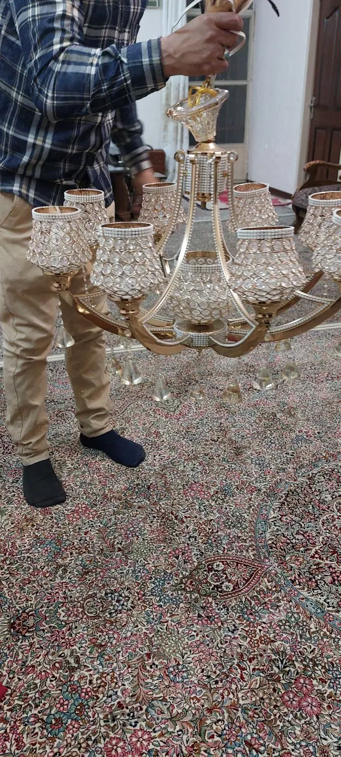 لوستر|لوستر و چراغ آویز|کرمان, |دیوار