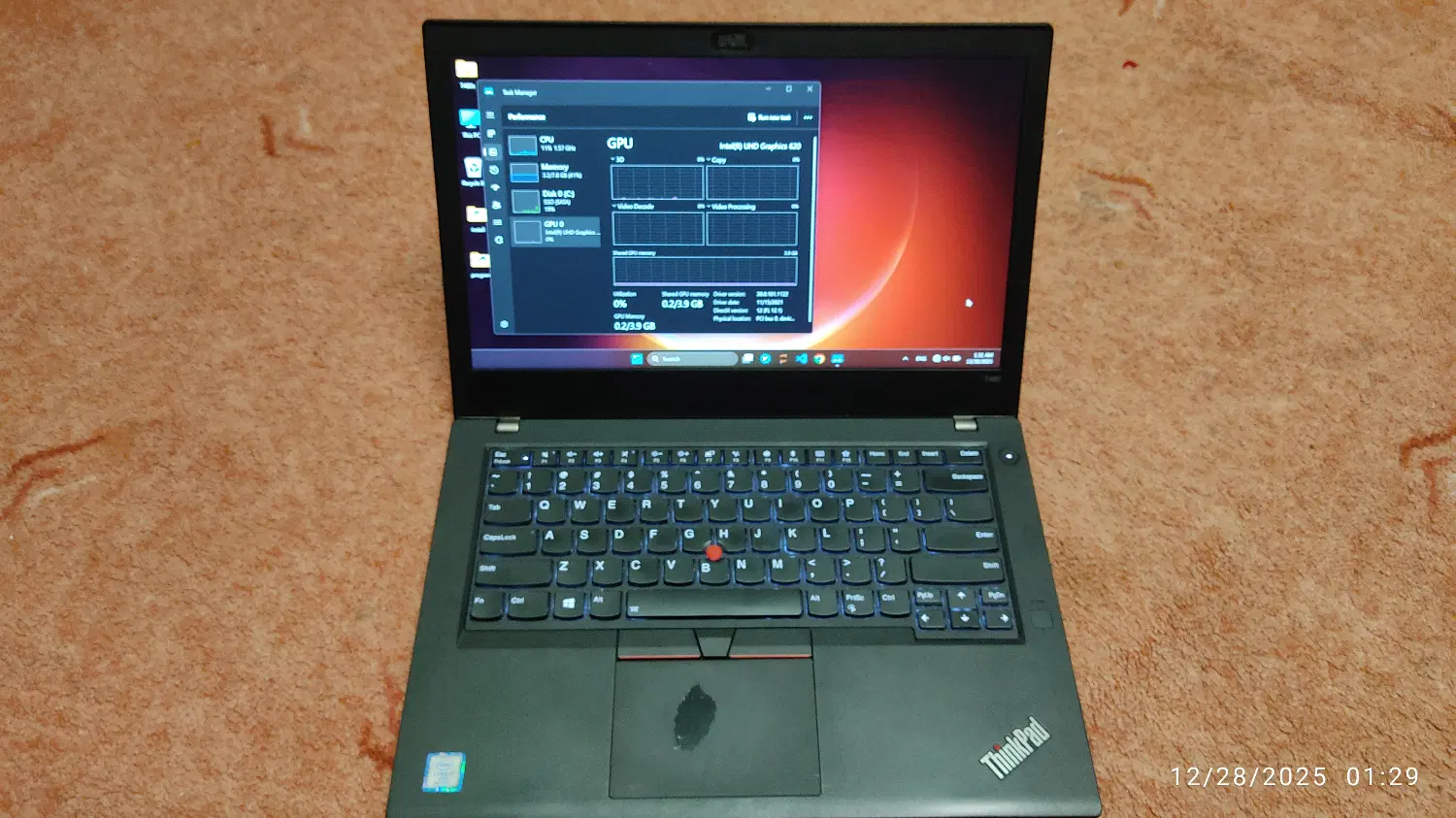 Lenovo Thinkpad T480s|رایانه همراه|قم, پردیسان|دیوار