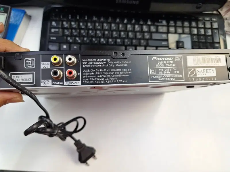 dvd player pioneer DV-2242|پخش‌کننده DVD و ویدیو|تهران, پرستار|دیوار