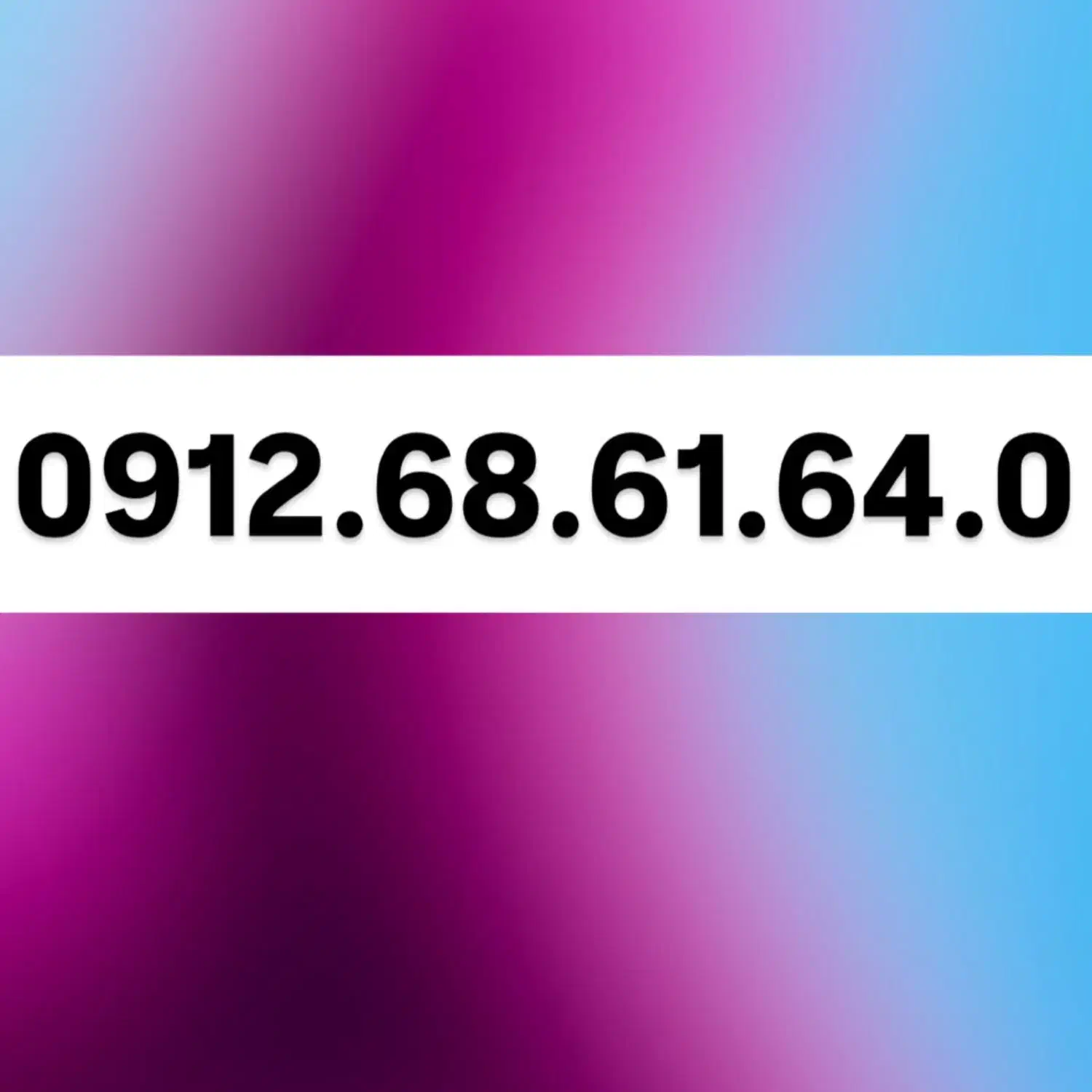 0912.68.61.64.0|سیمکارت|تهران, نیاوران|دیوار