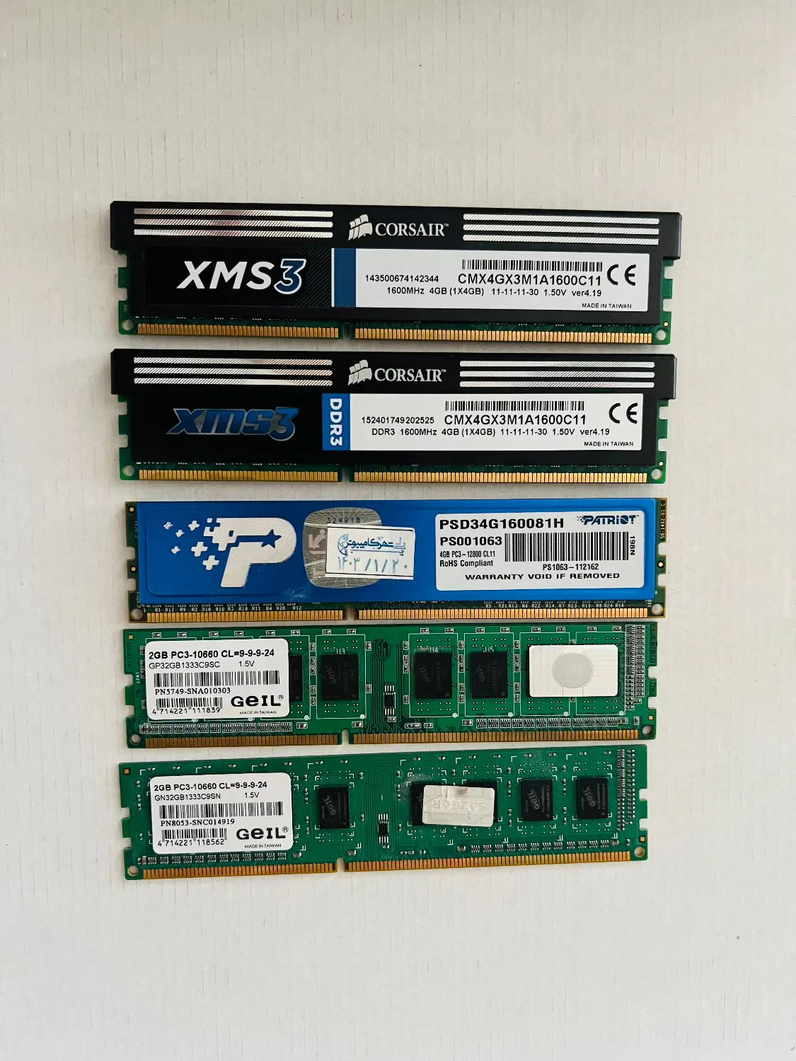 رم DDR3 4GB|قطعات و لوازم جانبی رایانه|تهران, شهرک محلاتی|دیوار