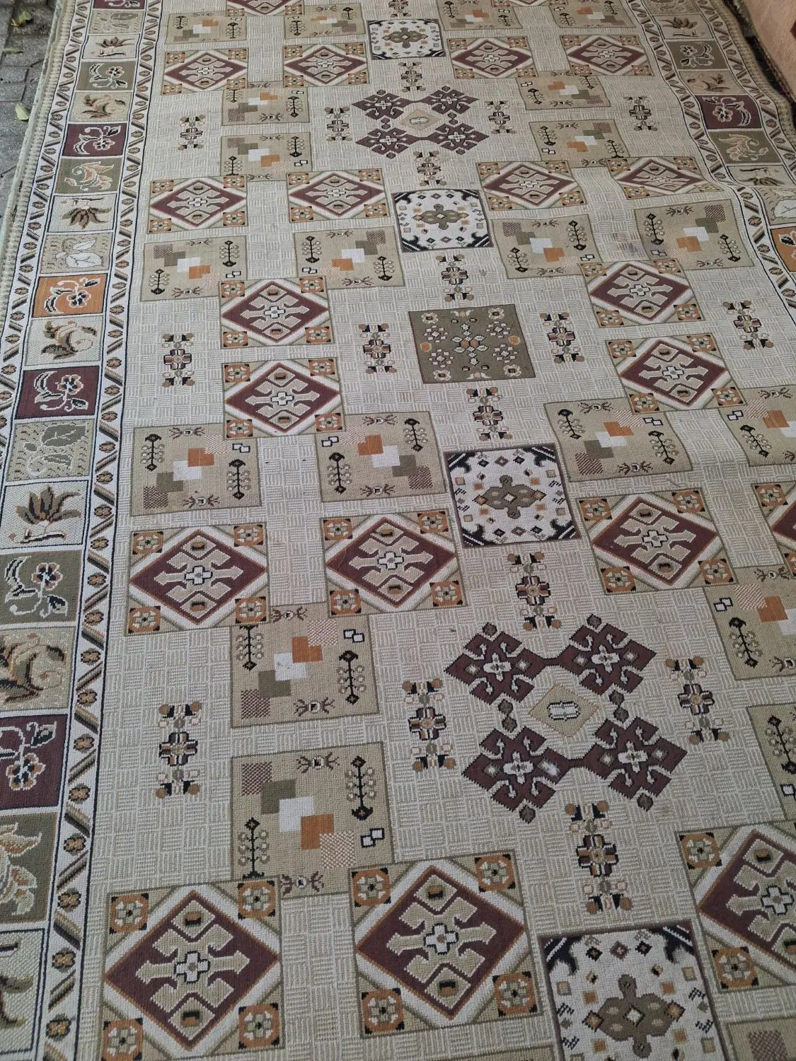 گلیم فرش ۹ متری|گلیم، جاجیم، گبه|گرگان, |دیوار