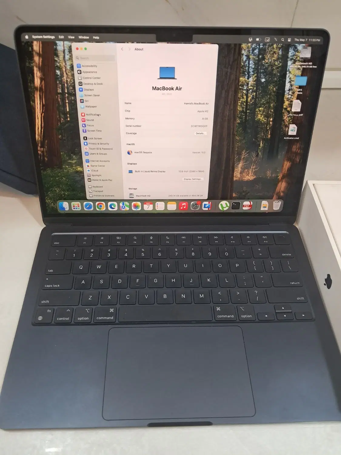 مک بوک Air M2|رایانه همراه|زرند, |دیوار