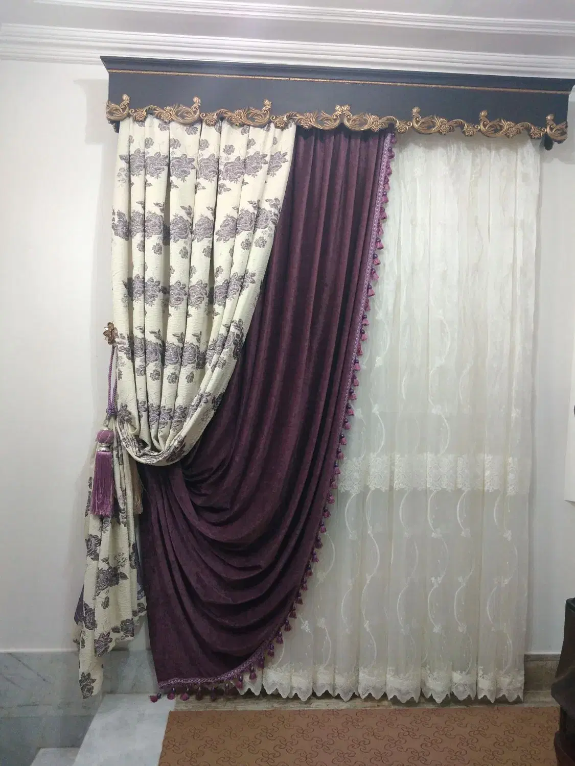 پرده|پرده، رانر، رومیزی|گالیکش, |دیوار