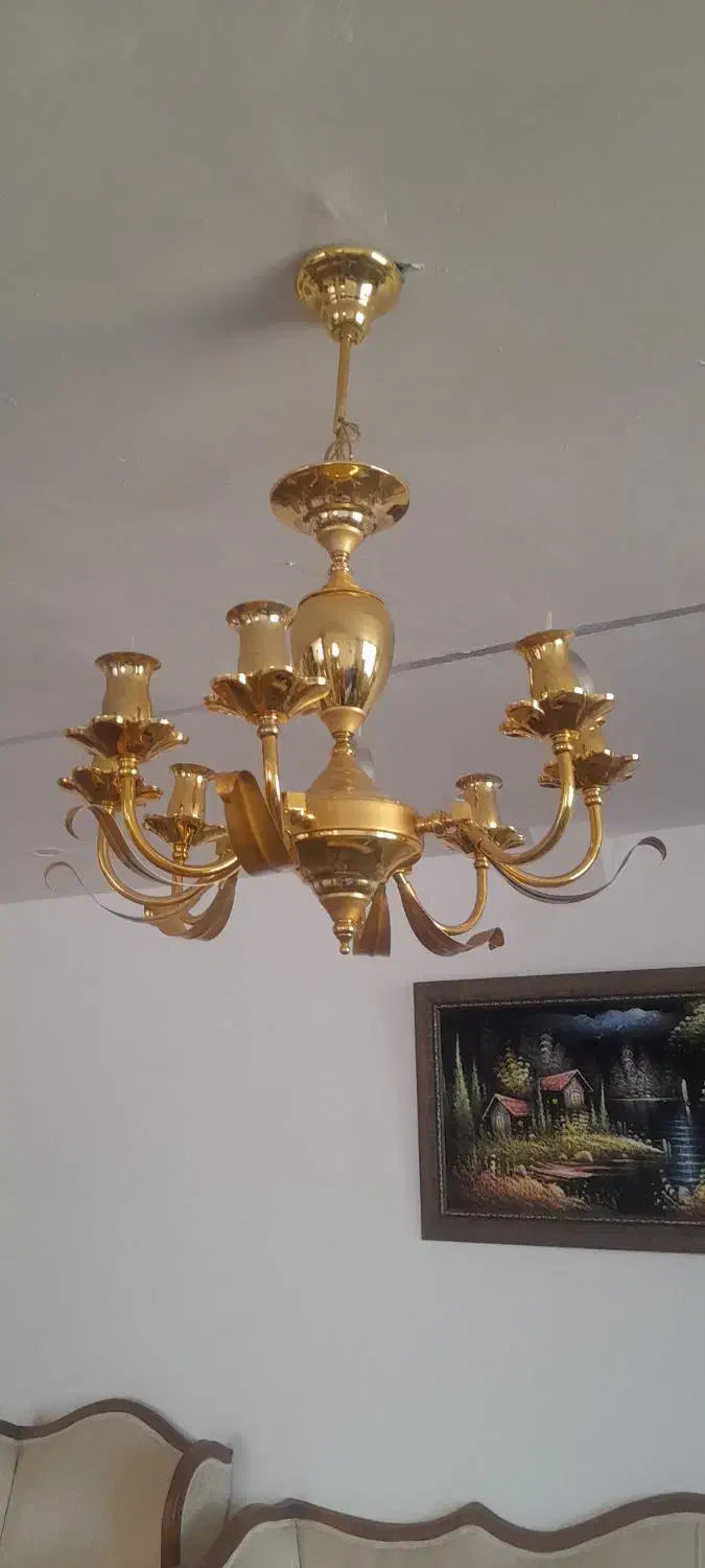 لوستر|لوستر و چراغ آویز|بیرجند, |دیوار