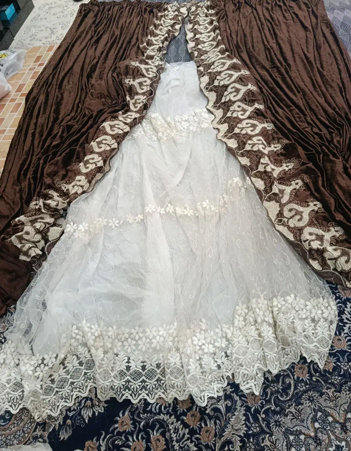 پرده مخمل|پرده، رانر، رومیزی|اهواز, حصیرآباد|دیوار