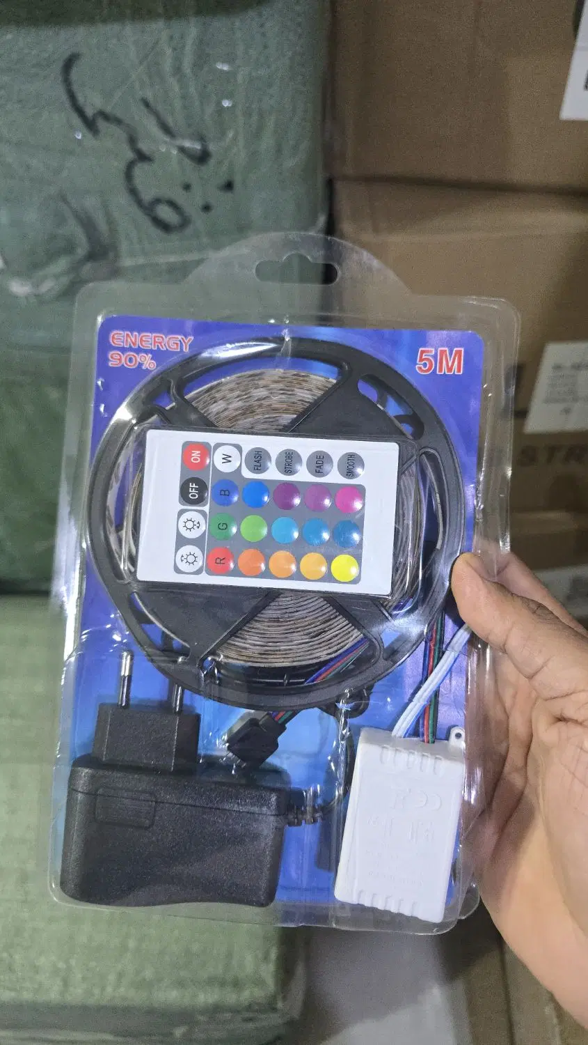 ریسه rgb|ریسه و چراغ تزئینی|درگهان, |دیوار