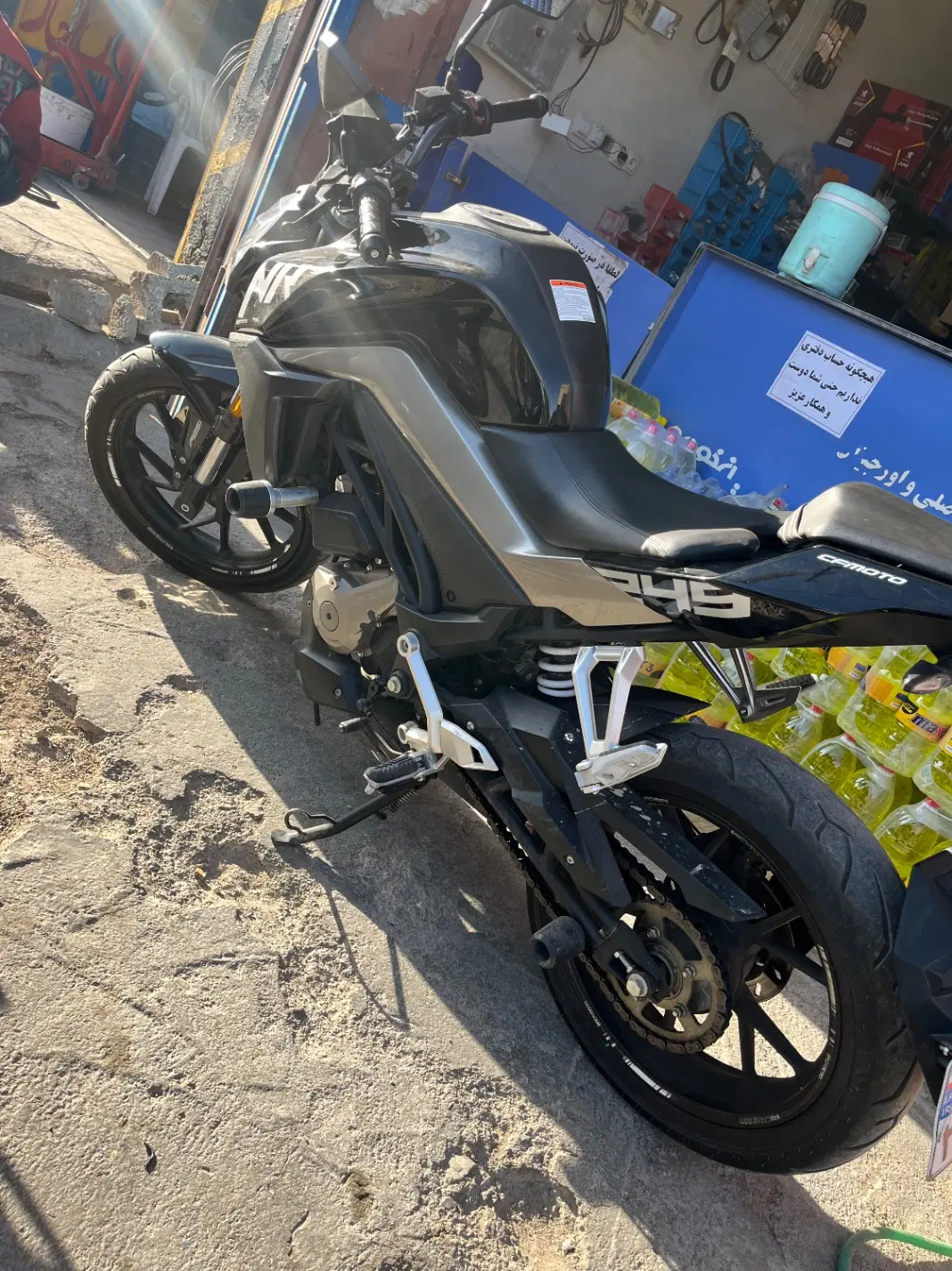 Cf 250 nk|موتورسیکلت|شیراز, دست خضر|دیوار