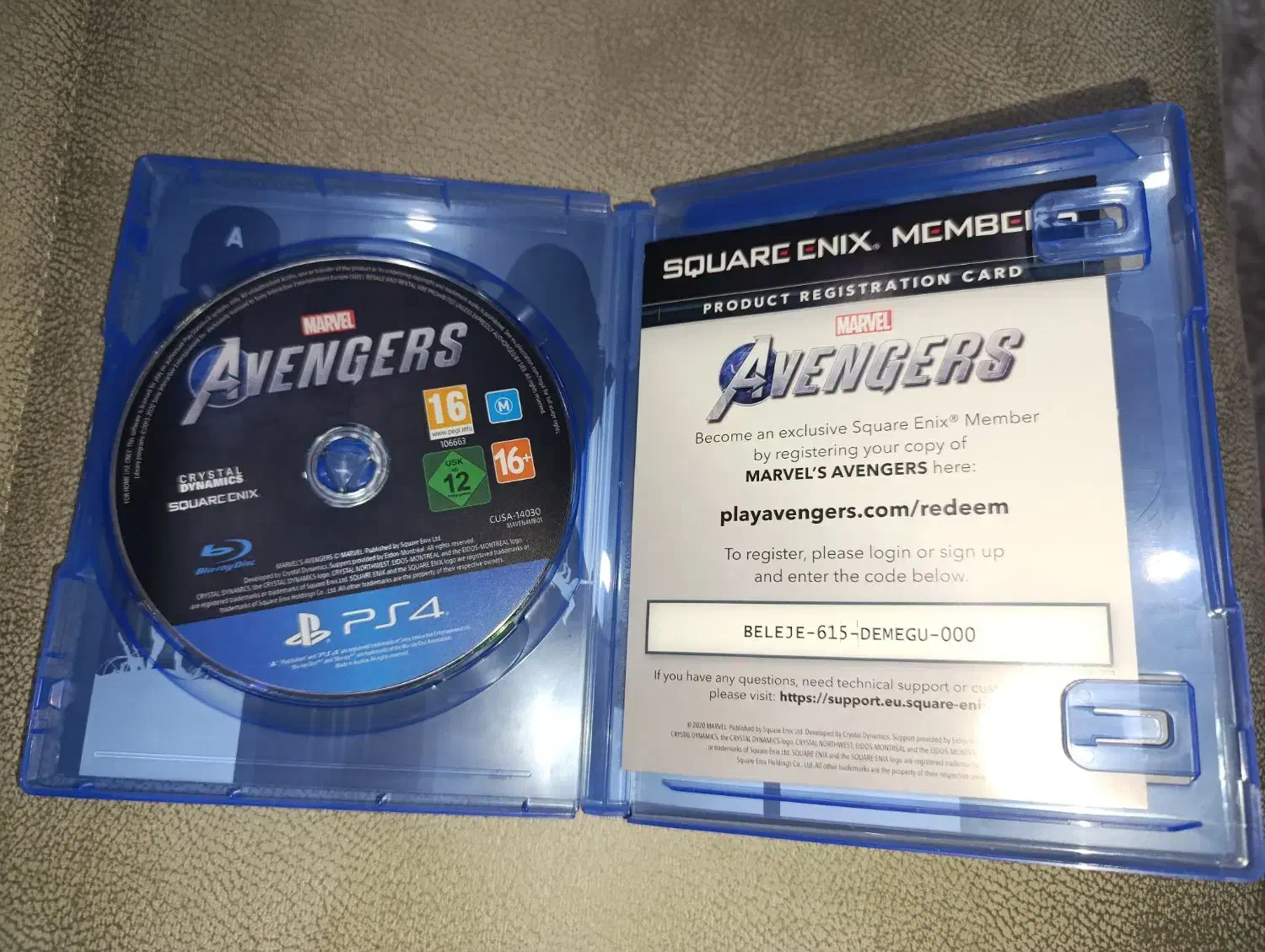 دیسک marvel avengers ps4|کنسول، بازی ویدئویی و آنلاین|ساوه, |دیوار