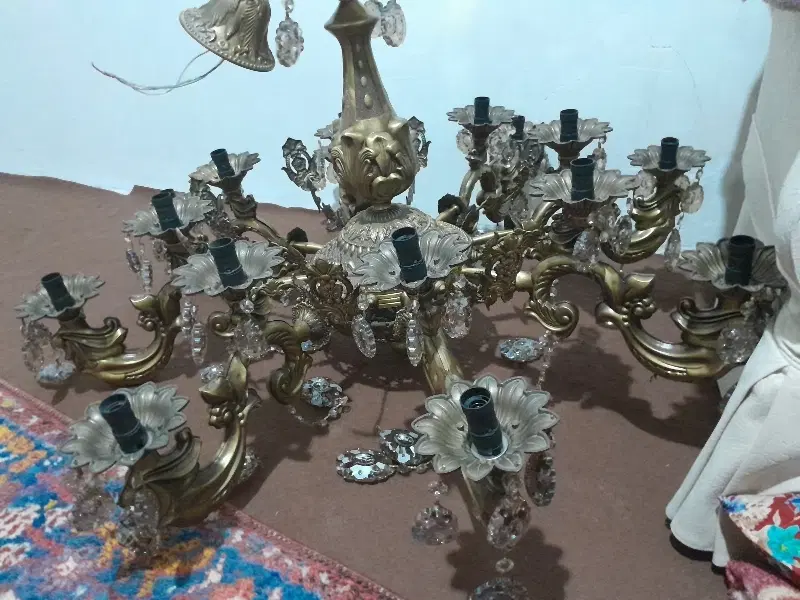 لوستر|لوستر و چراغ آویز|تبریز, |دیوار