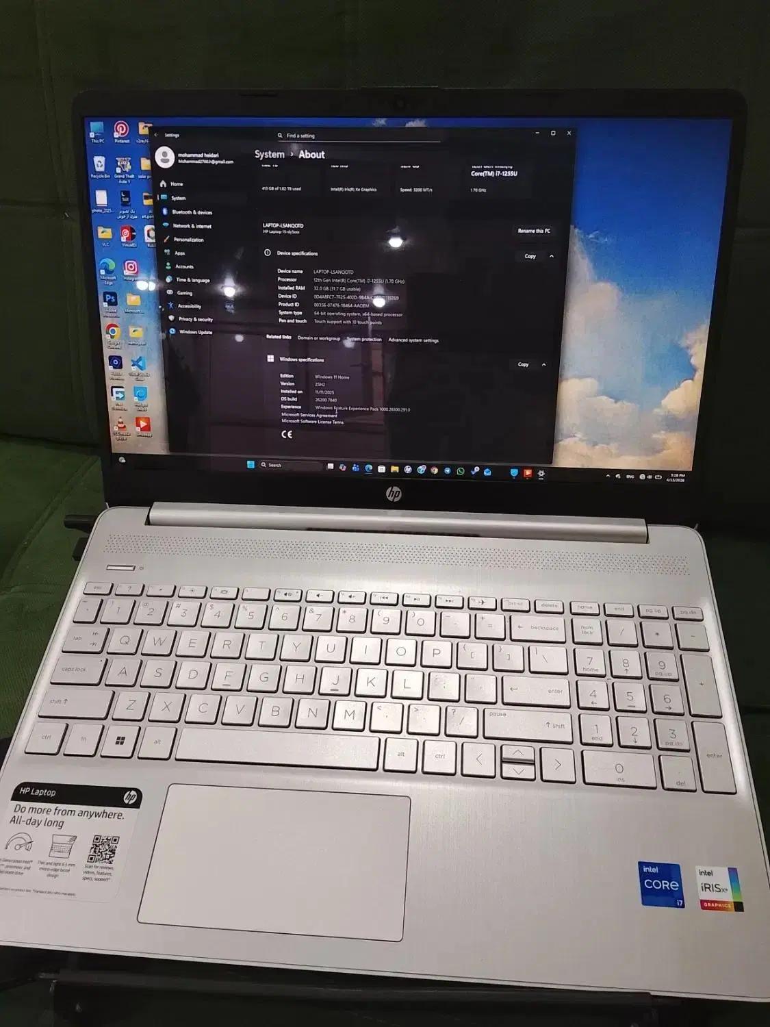 Hp touchscreen|رایانه همراه|تهران, شهرک آزمایش|دیوار