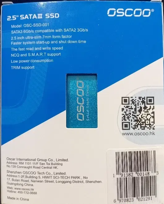هارد 256 SSD OSCOO|قطعات و لوازم جانبی رایانه|تربت‌حیدریه, قائم|دیوار