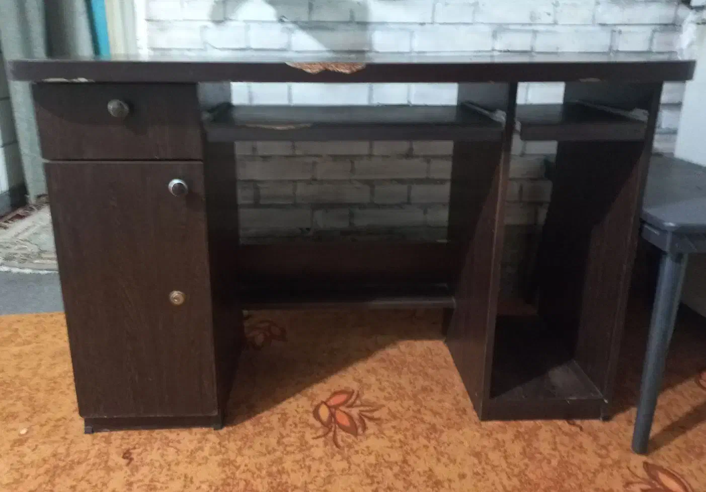 میز چوبیMDF|میز تحریر و کامپیوتر|شوشتر, |دیوار