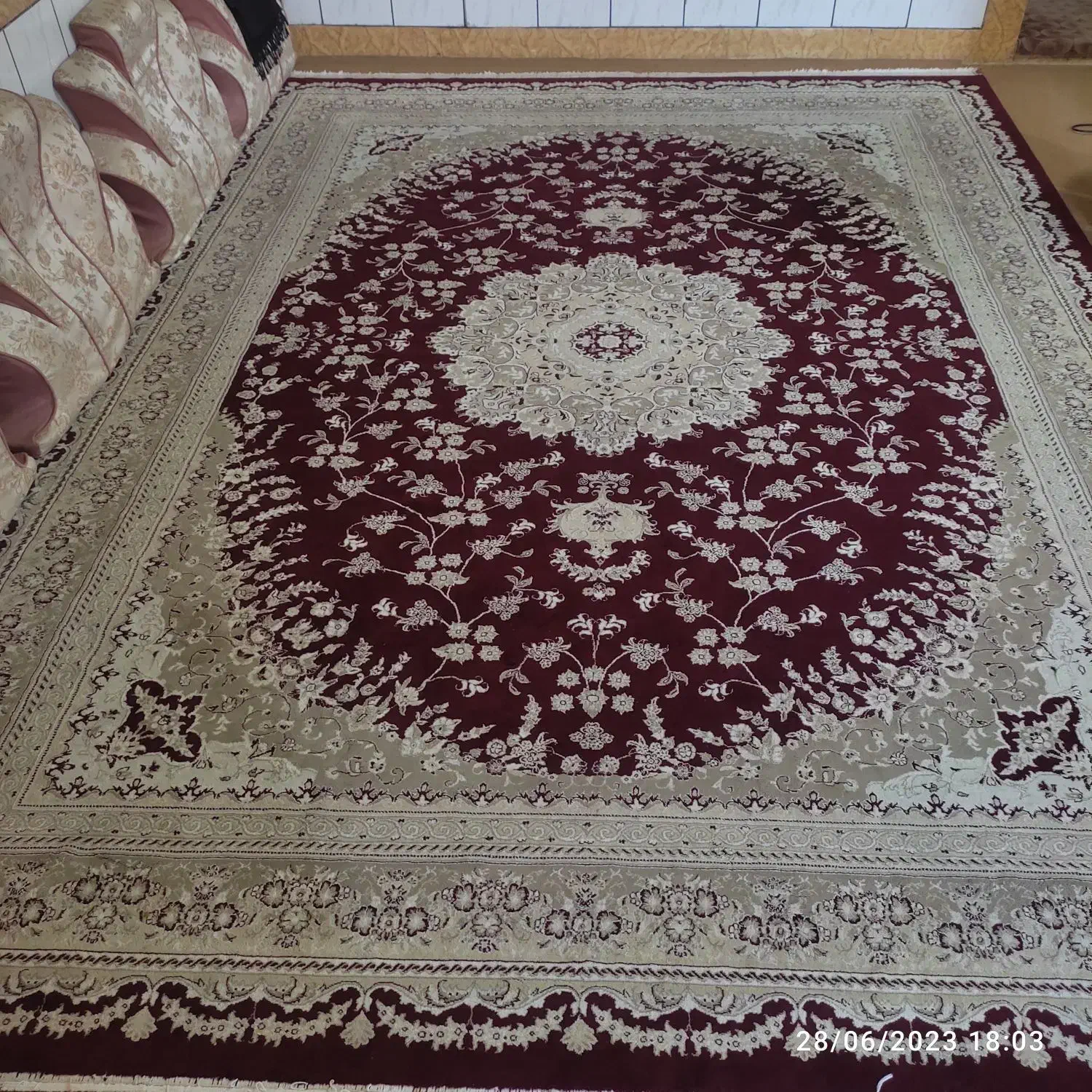 قالی|فرش|ایذه, |دیوار