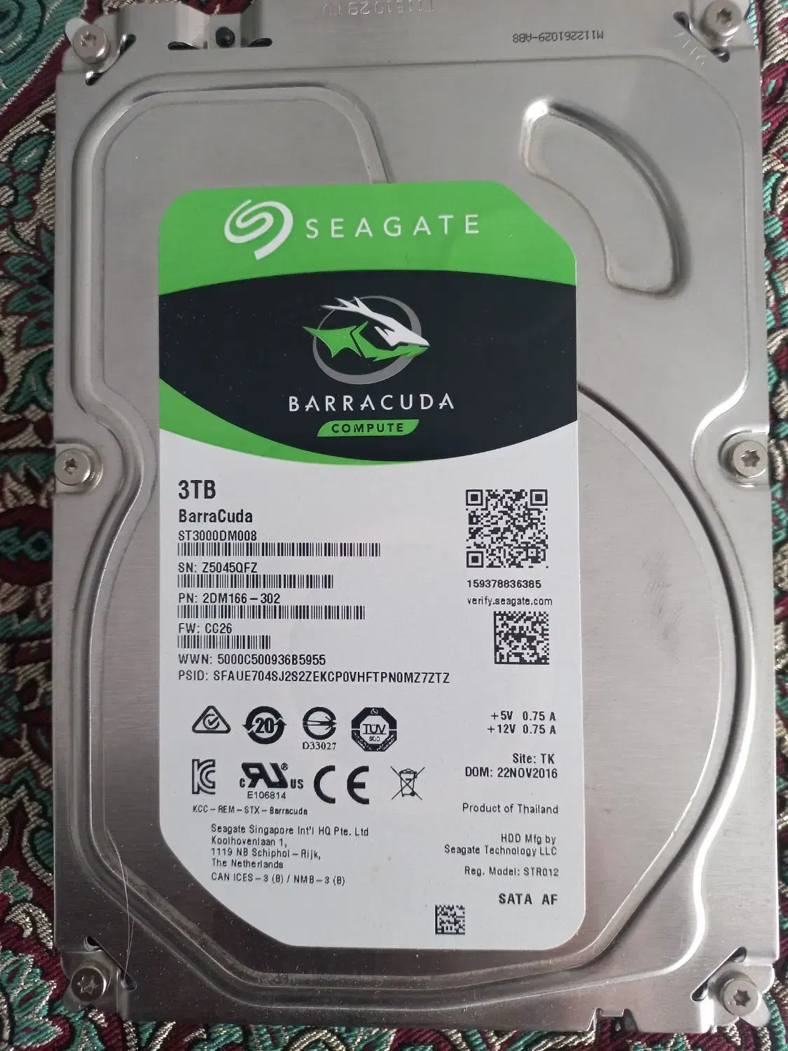 هارد 3T SEAGATE|قطعات و لوازم جانبی رایانه|پردیس, فاز ۸|دیوار