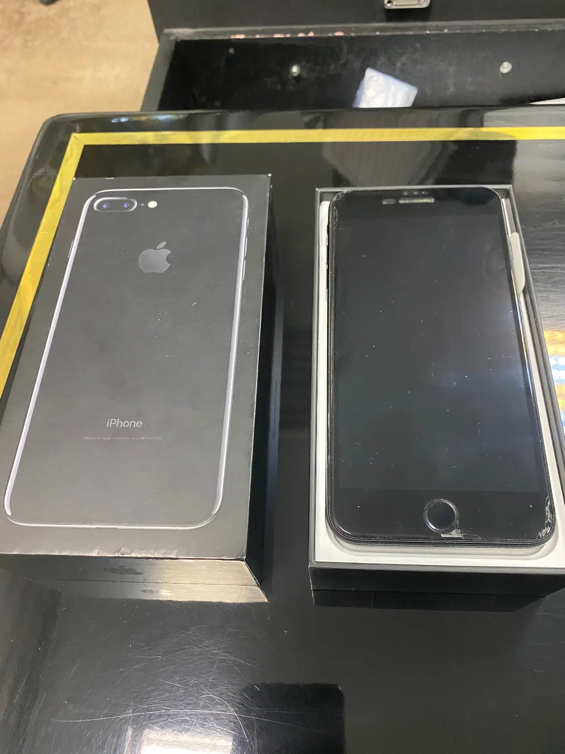 IPhone 7 plus ۲۵۶ گیگ jetblack|موبایل|تهران, نمایشگاه بین المللی|دیوار