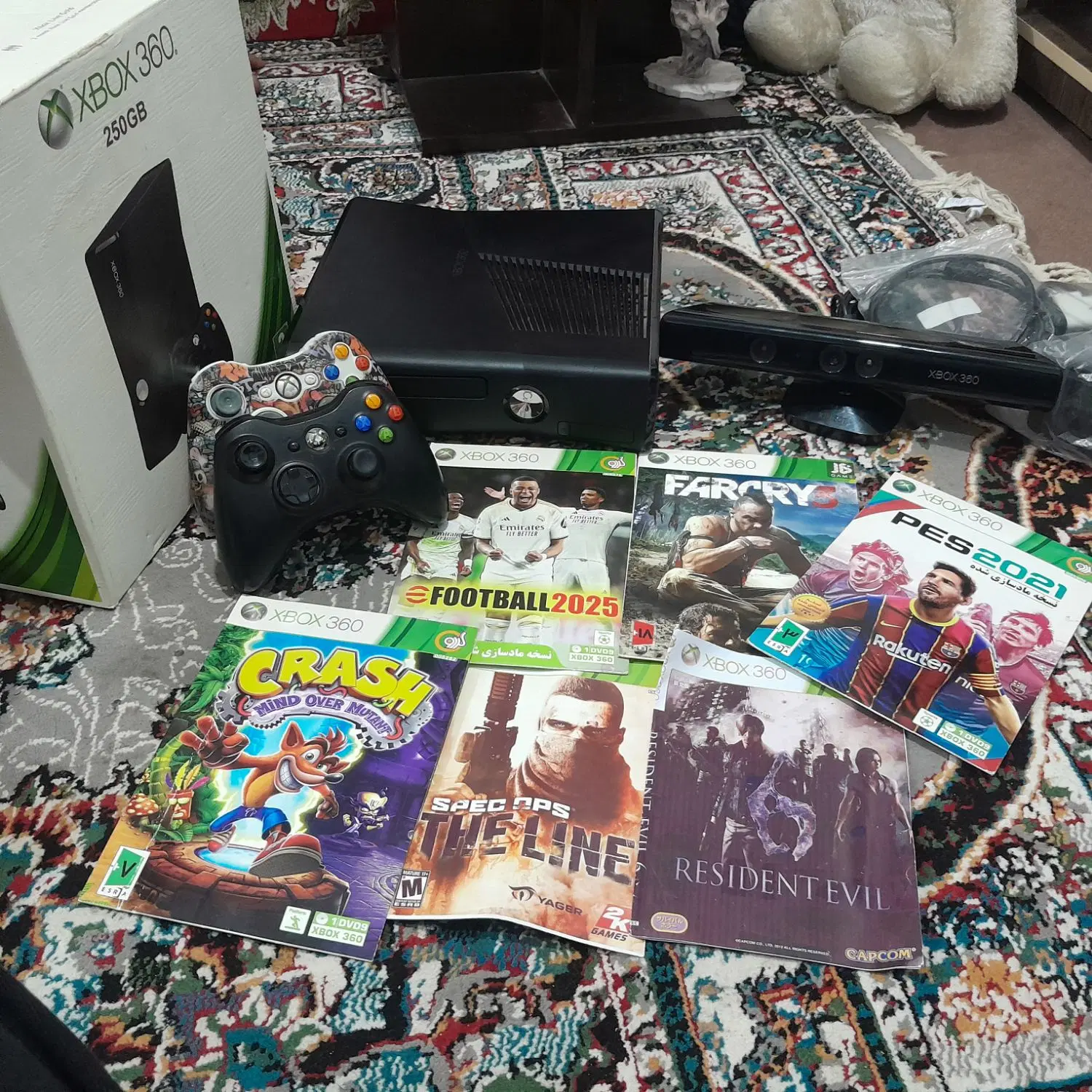 xbox360|کنسول، بازی ویدئویی و آنلاین|رشت, عینک|دیوار