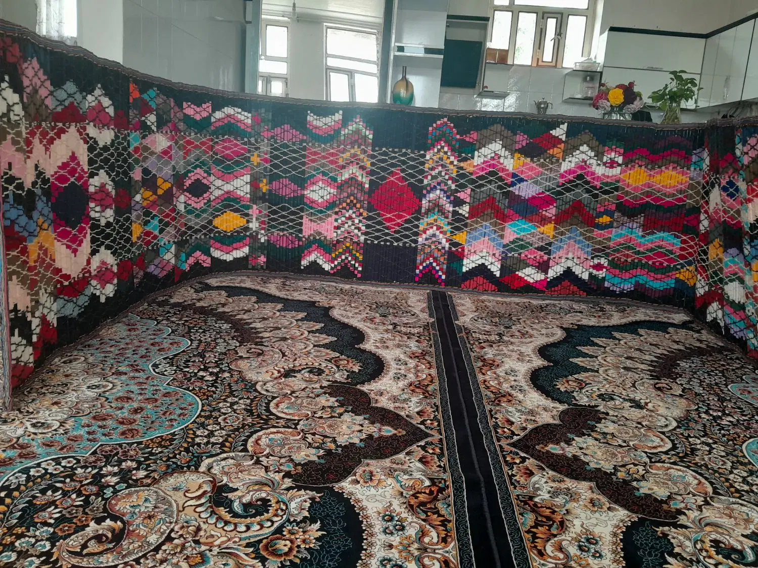 چیت|روفرشی|ایوان, |دیوار