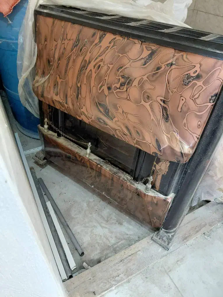 بخاری|بخاری، هیتر، شومینه|لشت نشا, |دیوار