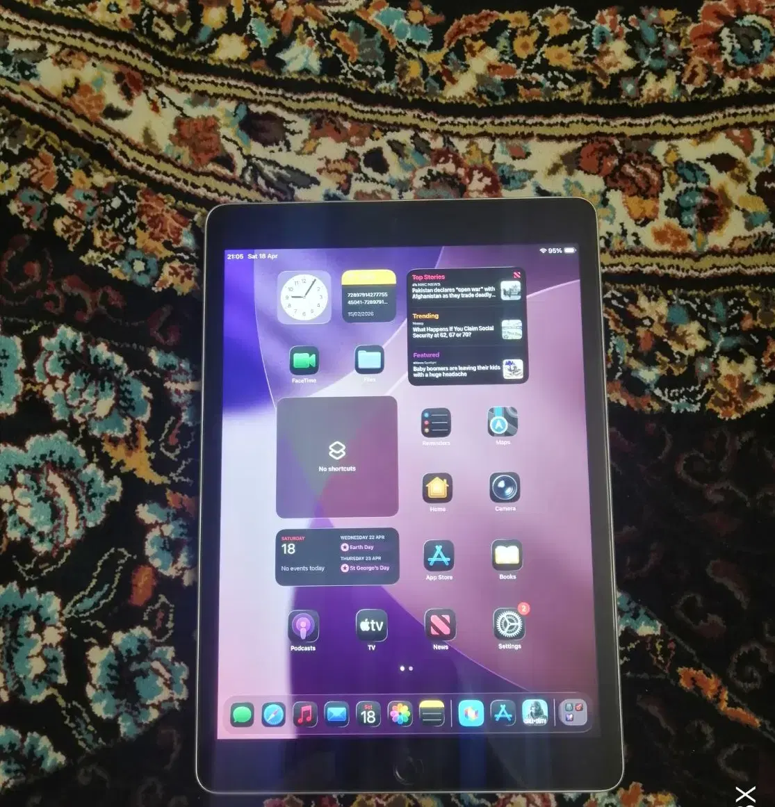 آیپد ipad 9th|تبلت|پرند, فاز ۵|دیوار