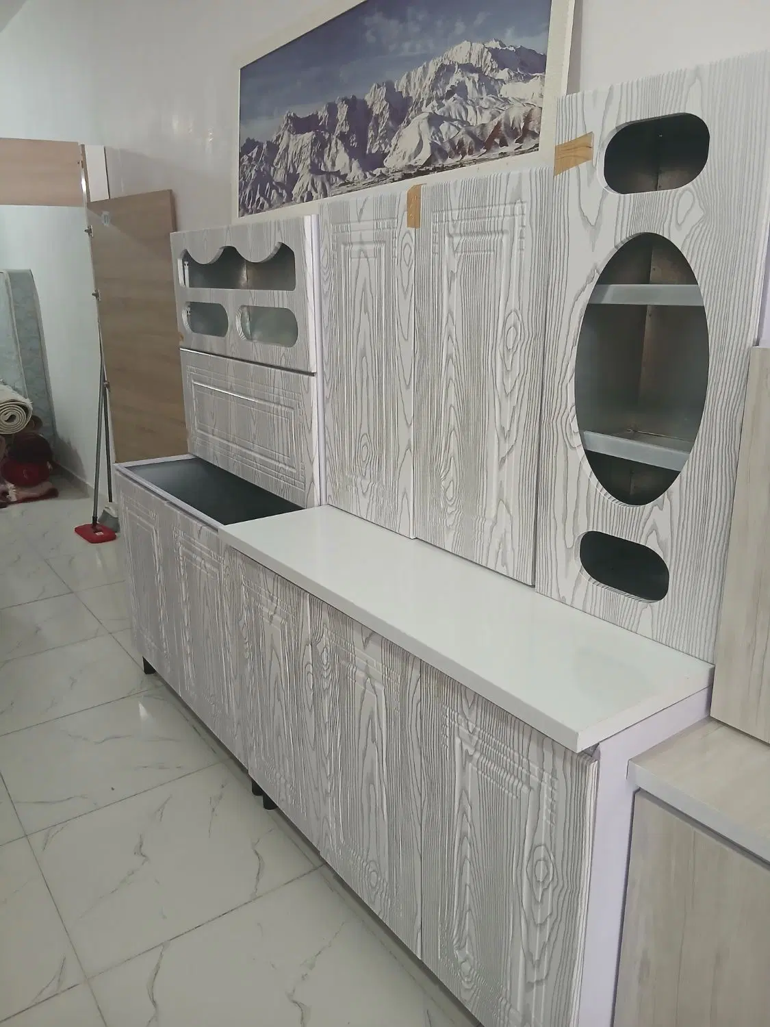 کابینت|آبچکان و نظمدهنده ظروف|ازنا, |دیوار