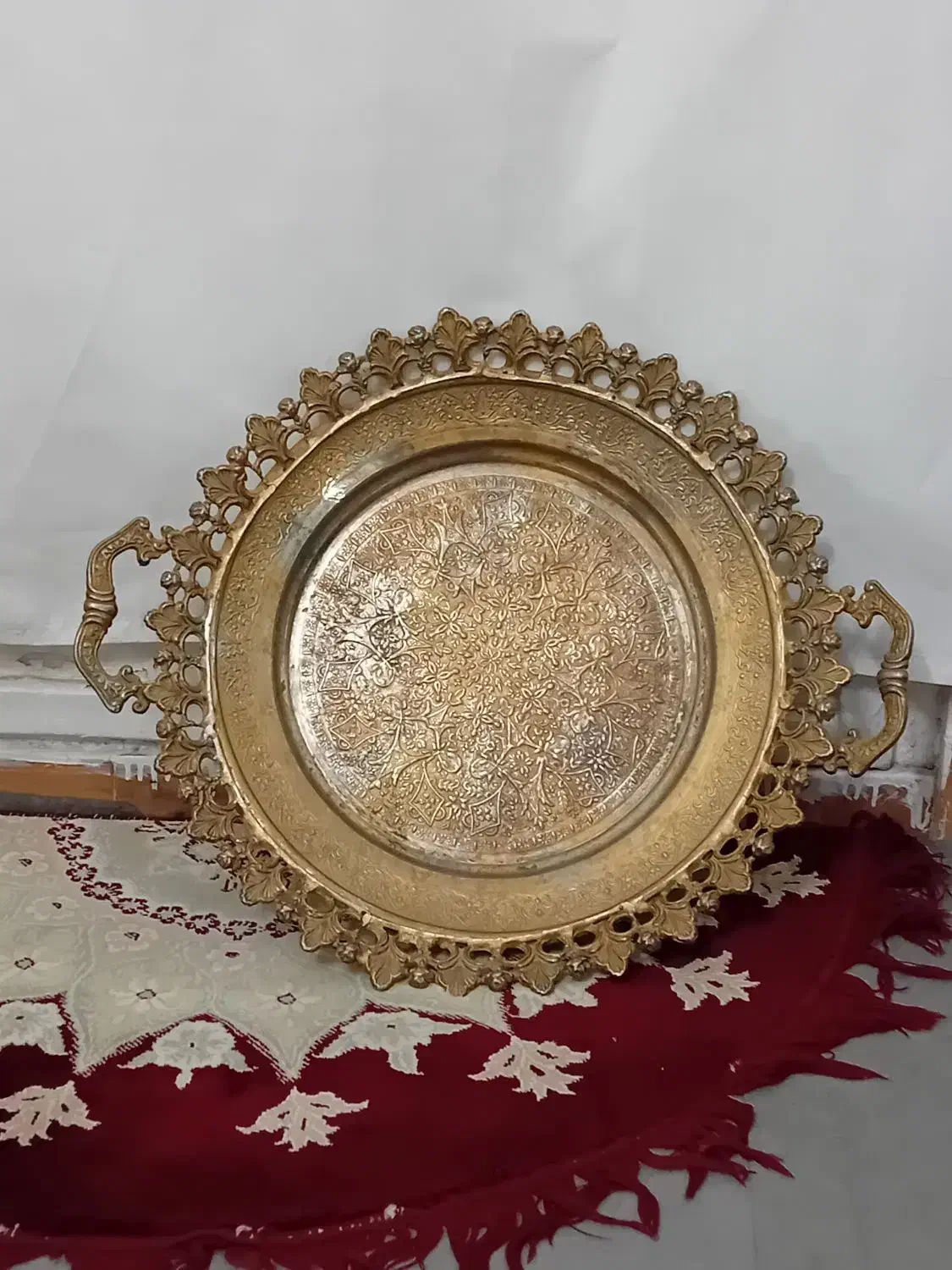 ظروف مسی|کلکسیون اشیاء عتیقه|اراک, |دیوار