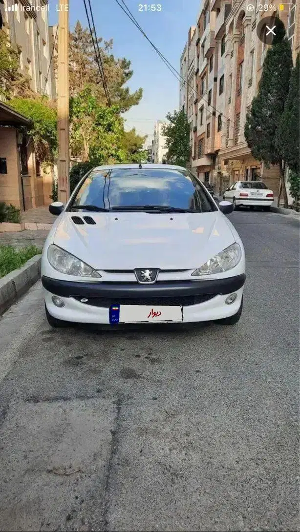 خودور 206 v8|خودرو سواری و وانت|کوهی‌خیل, |دیوار