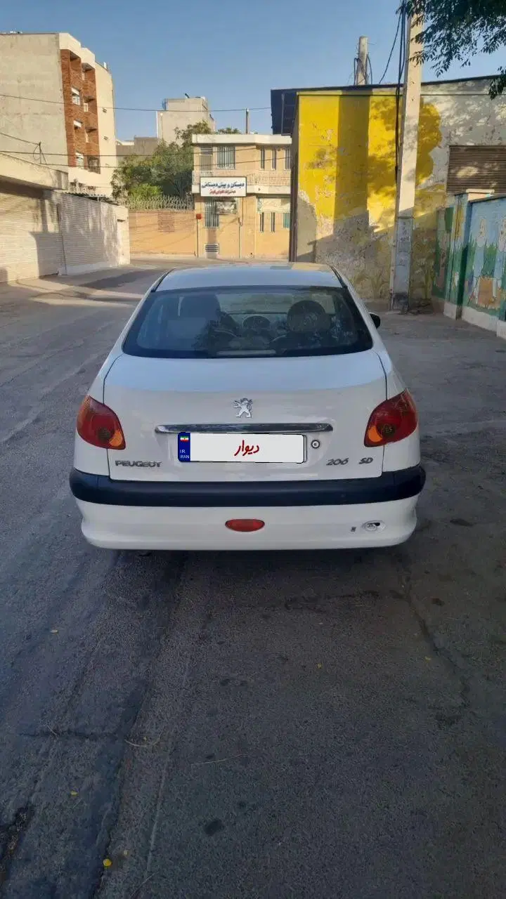 پژو 206 Sd v8|خودرو سواری و وانت|کرمان, |دیوار