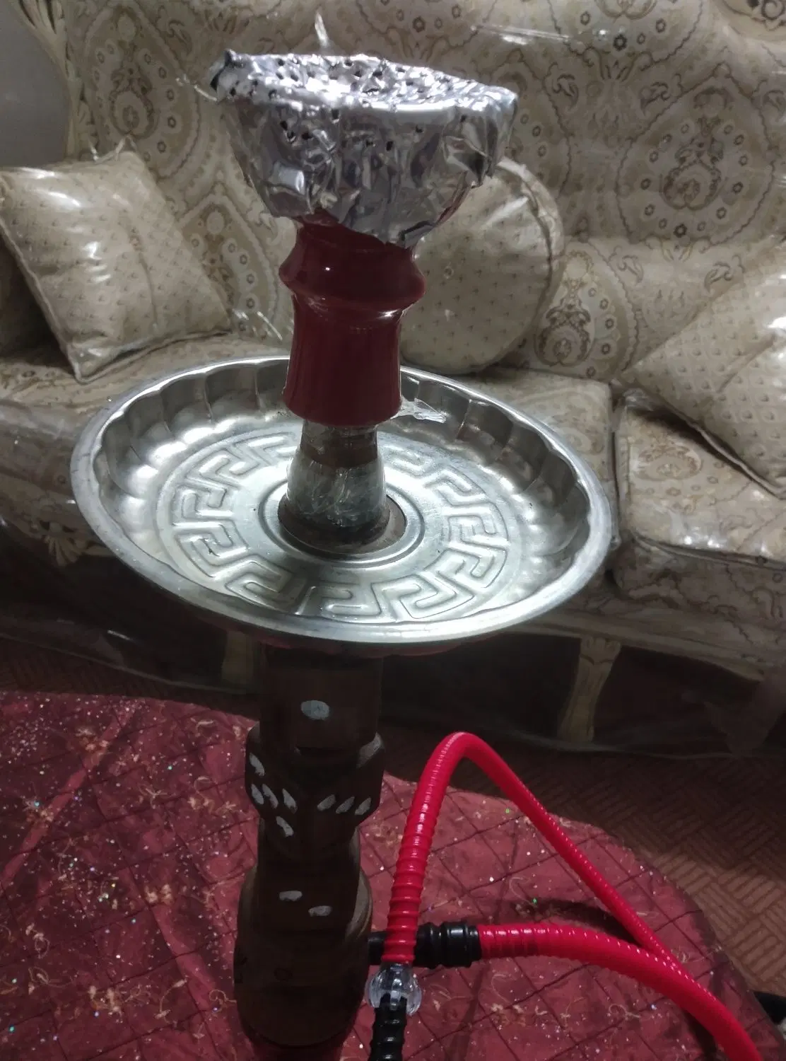 قلیان|صنایع دستی و سایر لوازم تزئینی|قم, نخودی|دیوار