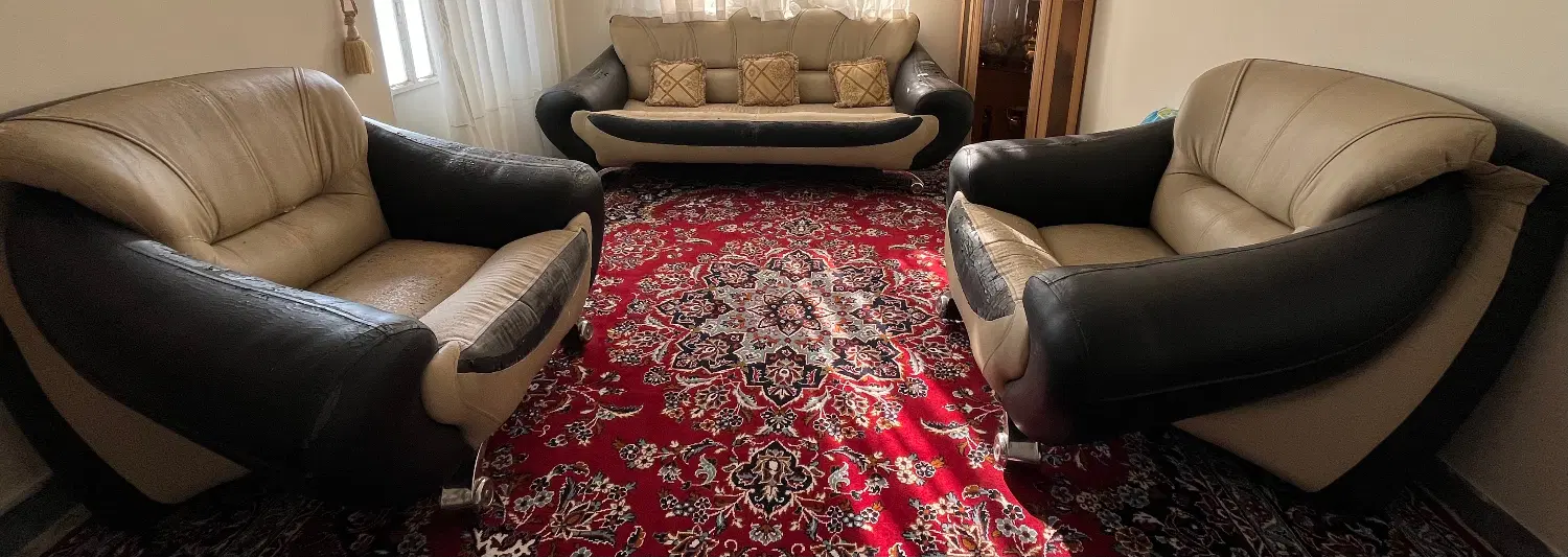 مبل چرم|مبلمان خانگی و میز عسلی|نهاوند, |دیوار