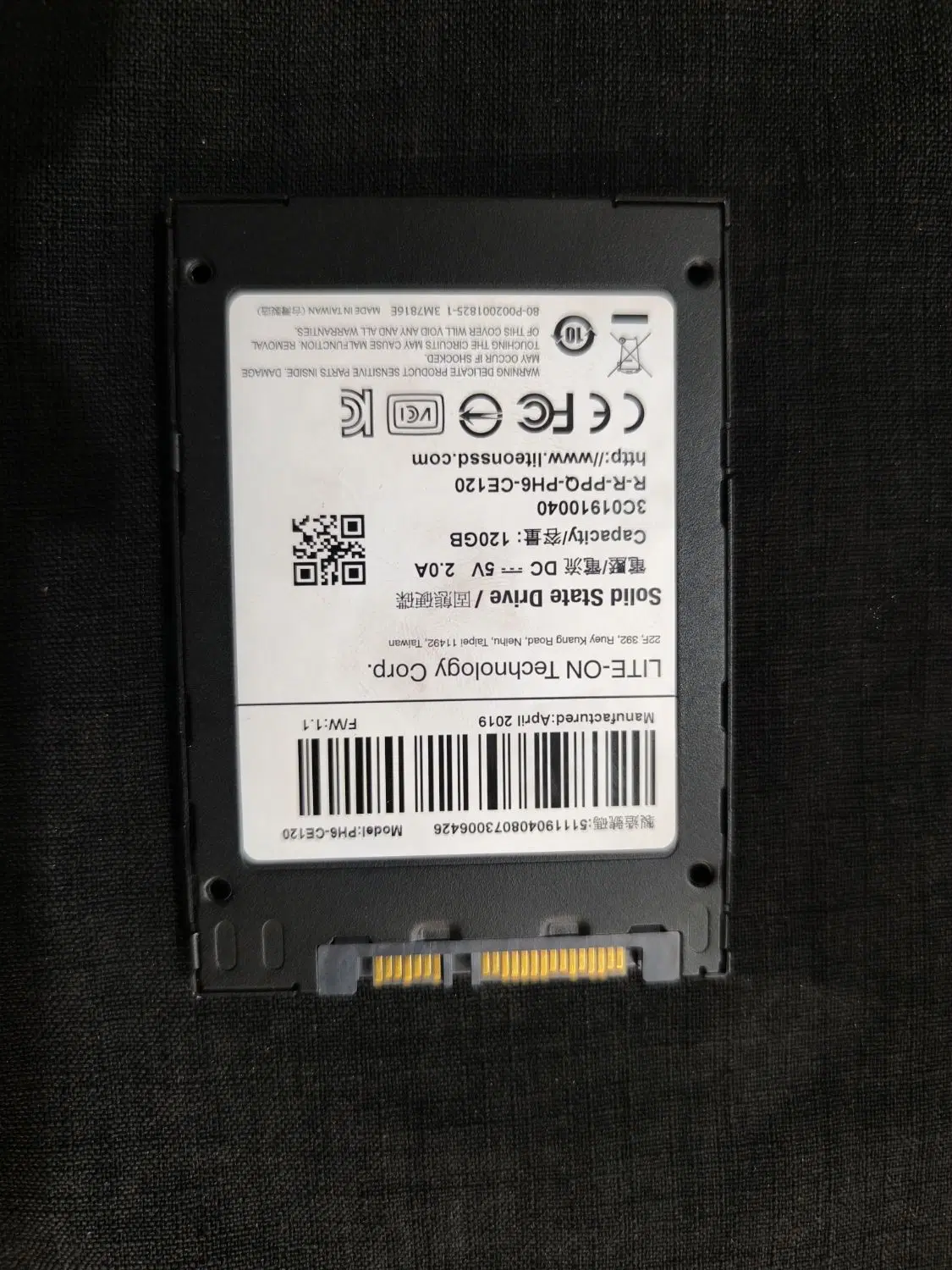 ssd sata 120GB|قطعات و لوازم جانبی رایانه|نجف‌آباد, صالح آباد|دیوار
