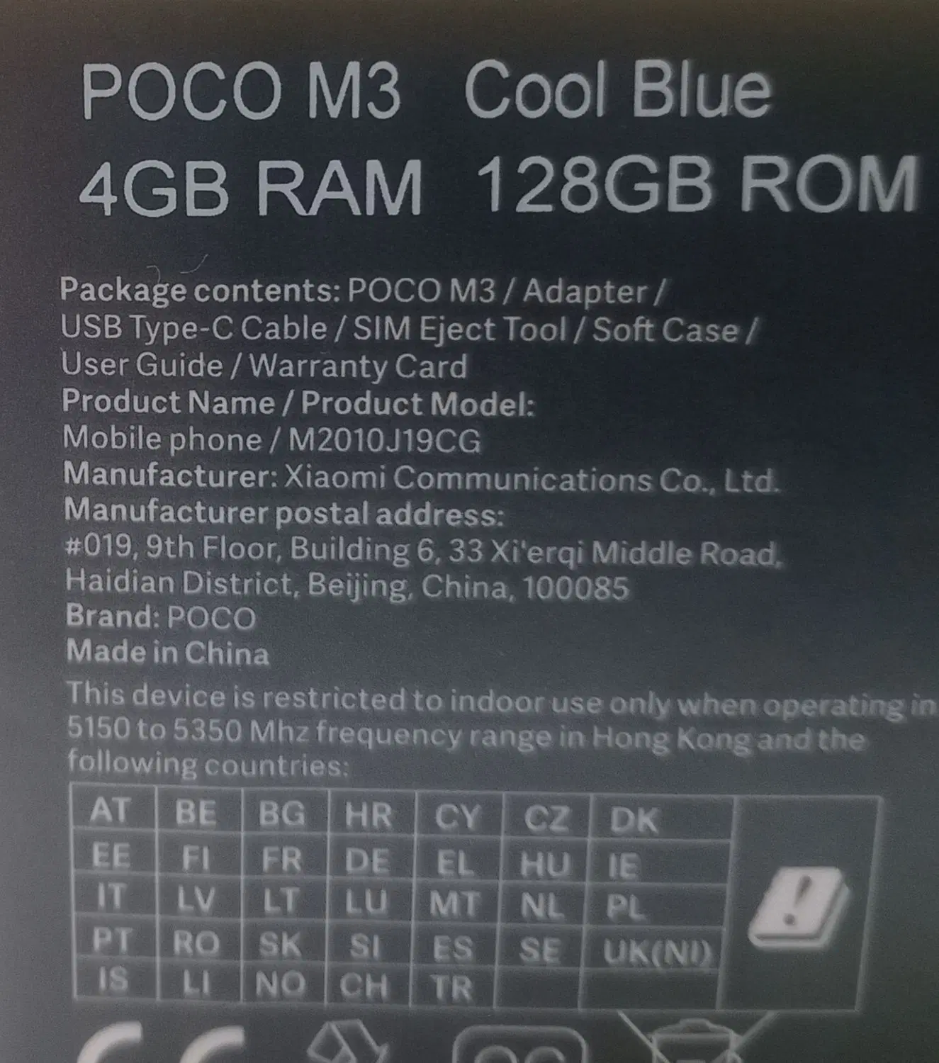 POCO M3 RAM4 128 BLUE|موبایل|اصفهان, شاهزید|دیوار