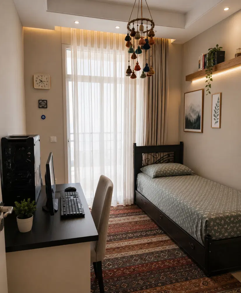 ۷۳ متری/یک خواب/سالن پرده خور/فول امکانات - Bild 2
