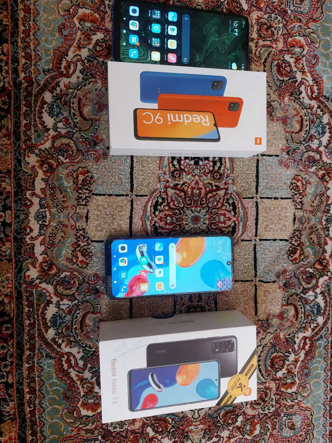 note 11 & redmi 9c|موبایل|خرم‌آباد, |دیوار