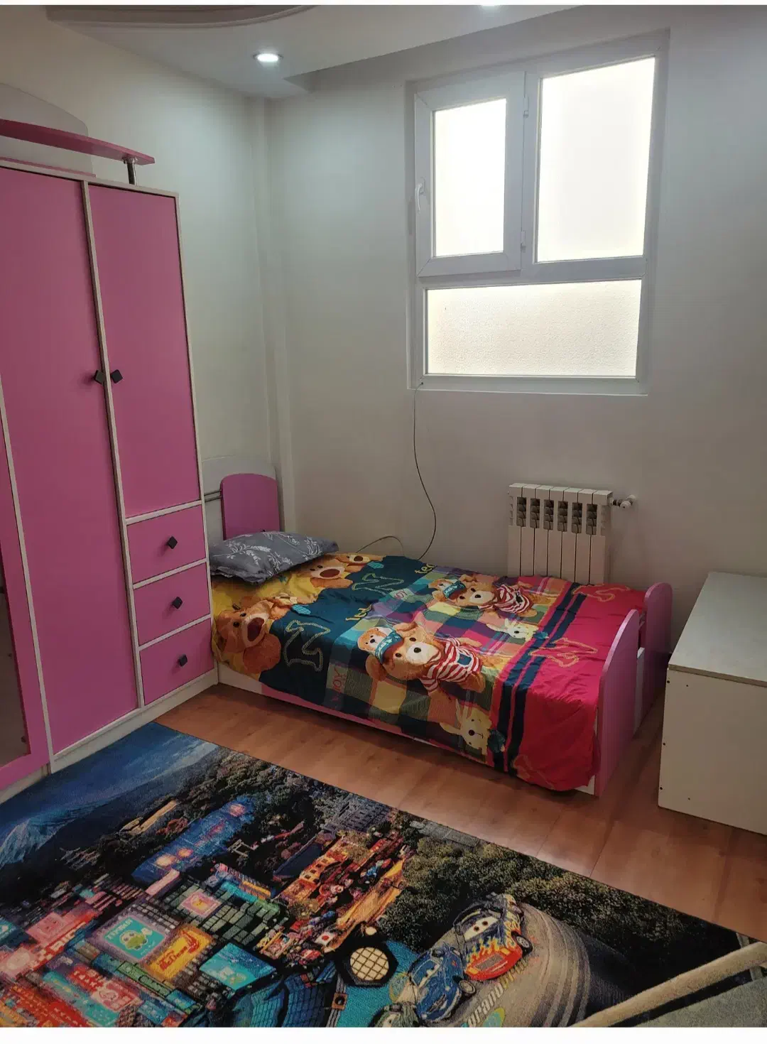 کمدوتخت کودک ونوجوان صورتی|تخت و سرویس خواب|تهران, تهرانپارس جنوبی|دیوار