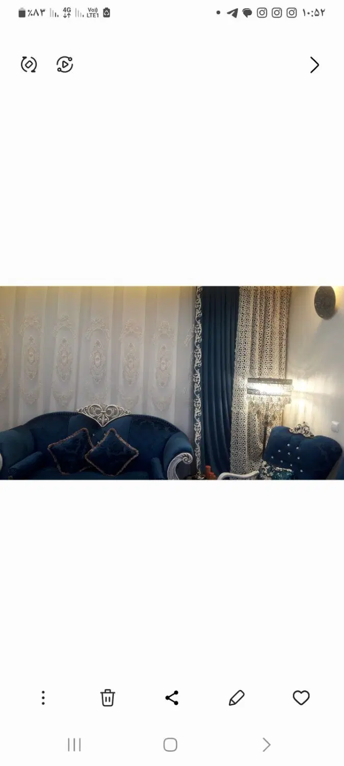 پرده|پرده، رانر، رومیزی|کرج, باغستان|دیوار